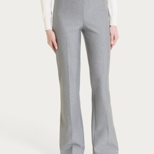 PANTALONE FLARE RAGNO grigio mel.