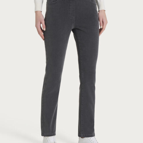 JEANS dritto con tasche RAGNO grigio ferro