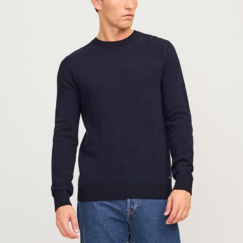 MAGLIONCINO GLOBE GIROCOLLO JACK & JONES Blu