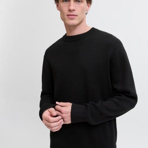 MAGLIONCINO MILANO GIROCOLLO JACK & JONES Nero